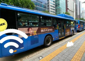 seoul public bus free wifi