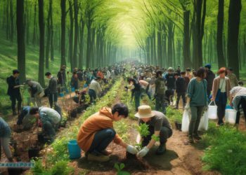 Singmogil in South Korea by visiting places like national parks and forests