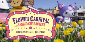 Meet Your Favorite Sanrio Characters in Everland Flower Festival 2025!